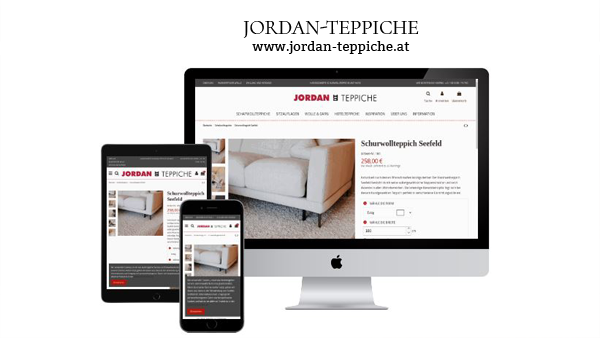 Jordan-Teppiche Online Shop & Konfigurator
